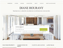 Tablet Screenshot of dianehourany.com